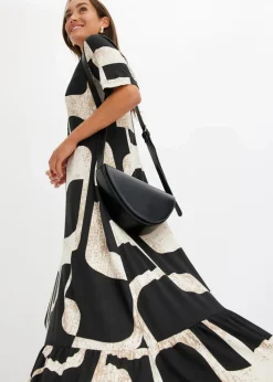 Maxikleid aus softem Viskose-Mix