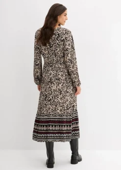 Maxikleid aus softem Viskose-Elasthan-Mix