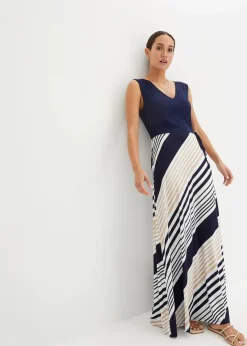 Maxikleid aus softem Viskose-Mix