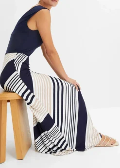 Maxikleid aus softem Viskose-Mix