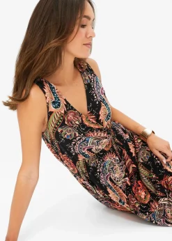 Maxikleid aus softem Viskose-Mix