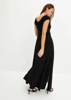 Maxikleid aus Viskose-Mix