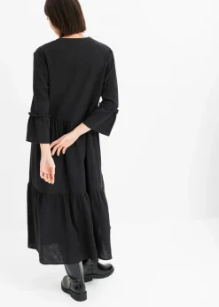 Maxikleid aus weichem Musselin