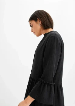 Maxikleid aus weichem Musselin