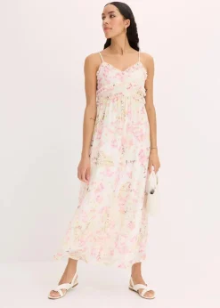 Maxikleid aus zartem Mesh