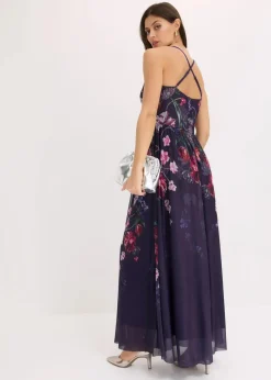 Maxikleid aus zartem Tüll mit Trägern