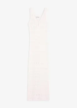 Maxikleid in Häkeloptik