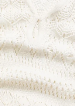 Maxikleid in Häkeloptik