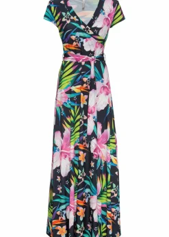 Maxikleid in Wickeloptik