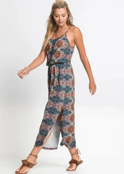 Maxikleid mit Seitenschlitzen