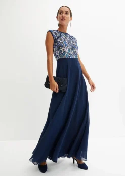 Maxikleid mit Spitze