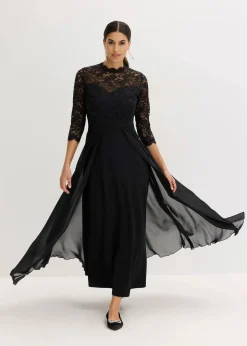 Maxikleid mit Spitze