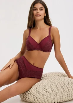 Maxipanty mit zarter Spitze