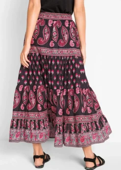 Maxirock aus reiner Baumwolle