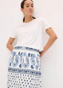 Maxirock aus reiner Baumwolle