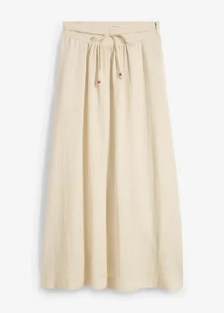 Maxirock aus fließendem Lyocell-Mix