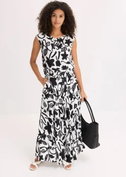 Maxirock aus fließender Viskose