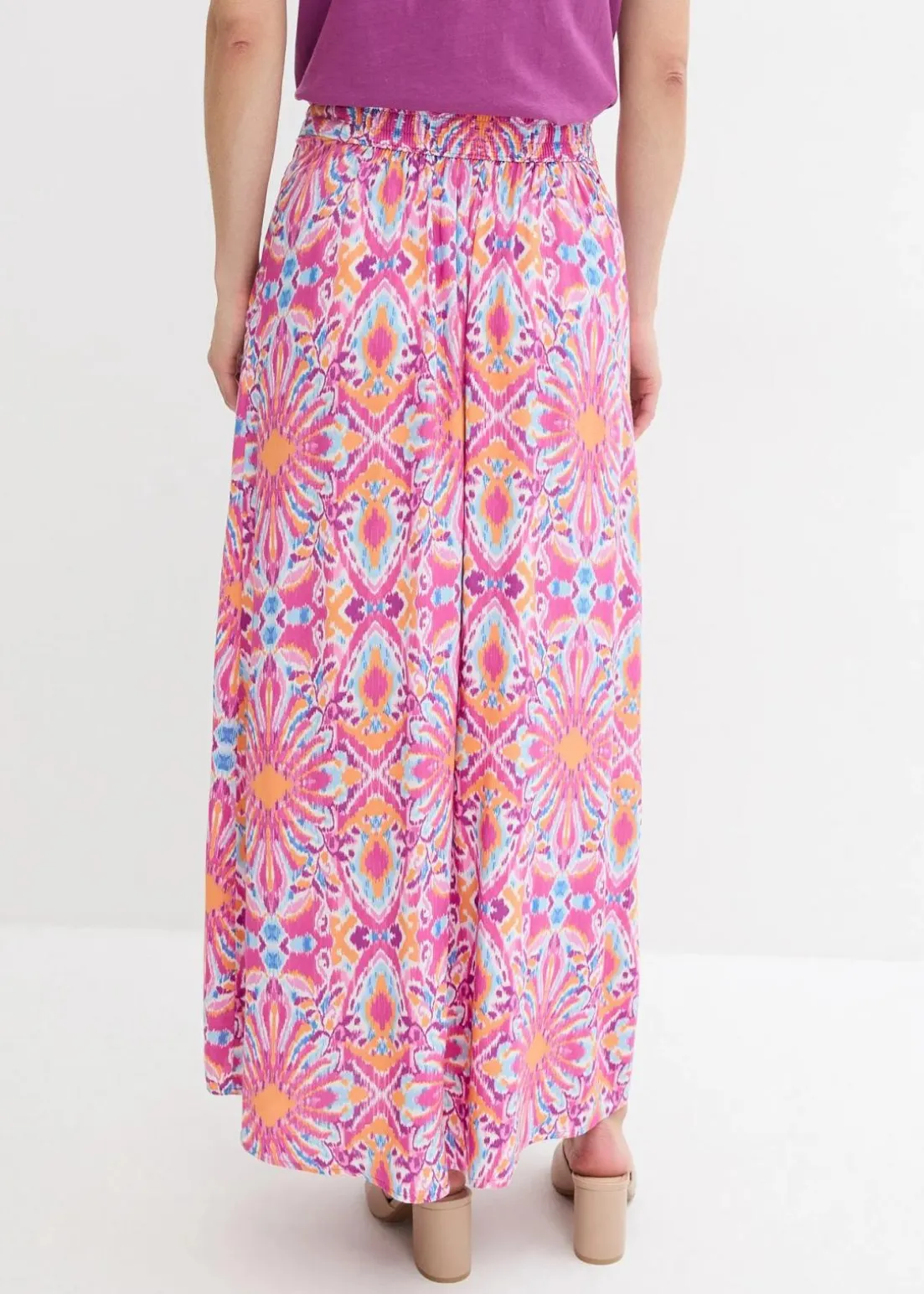 Maxirock aus fließender Viskose