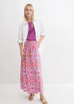 Maxirock aus fließender Viskose