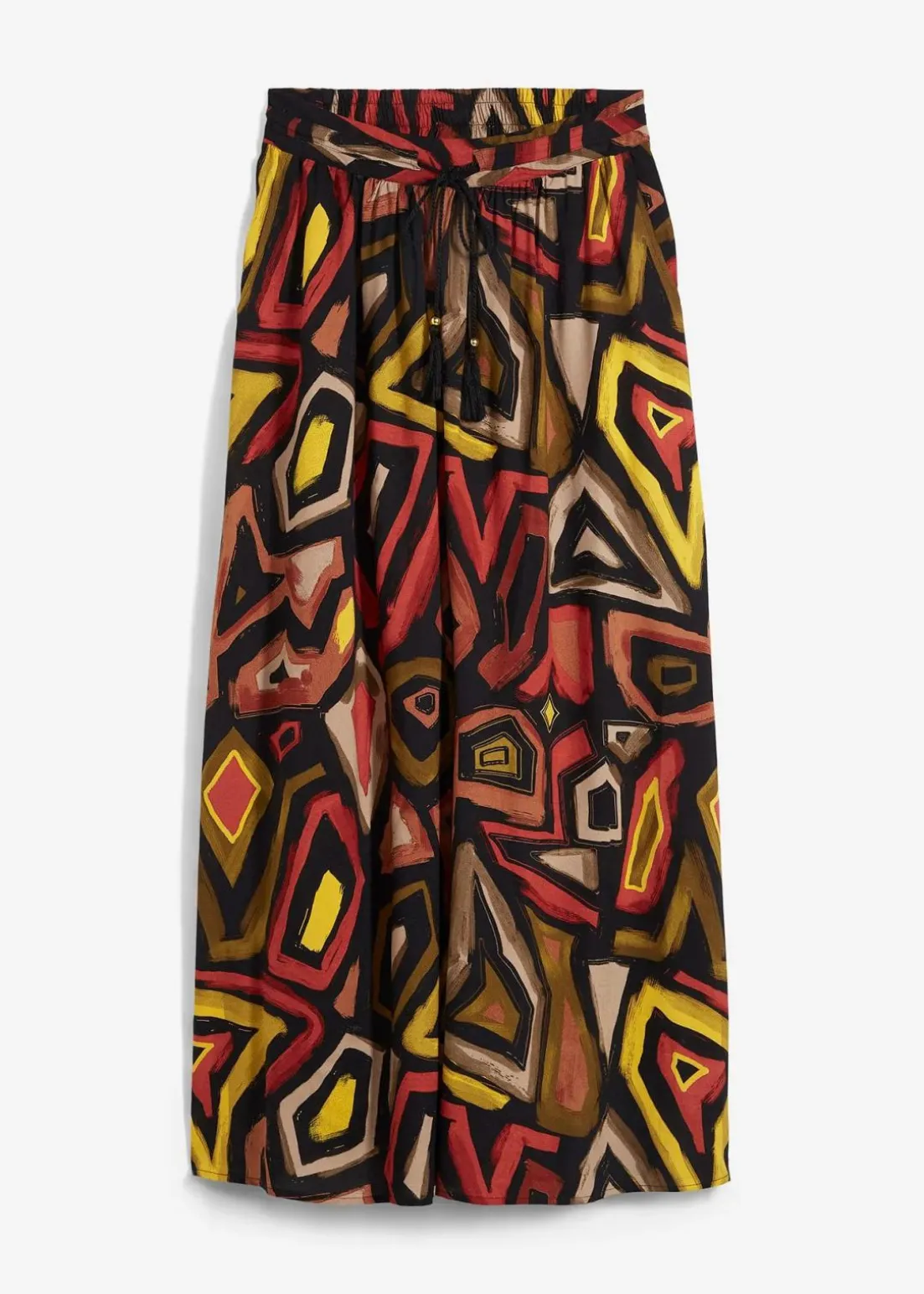 Maxirock aus fließender Viskose