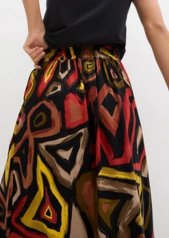 Maxirock aus fließender Viskose