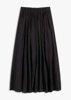 Maxirock aus strukturiertem Crinkle