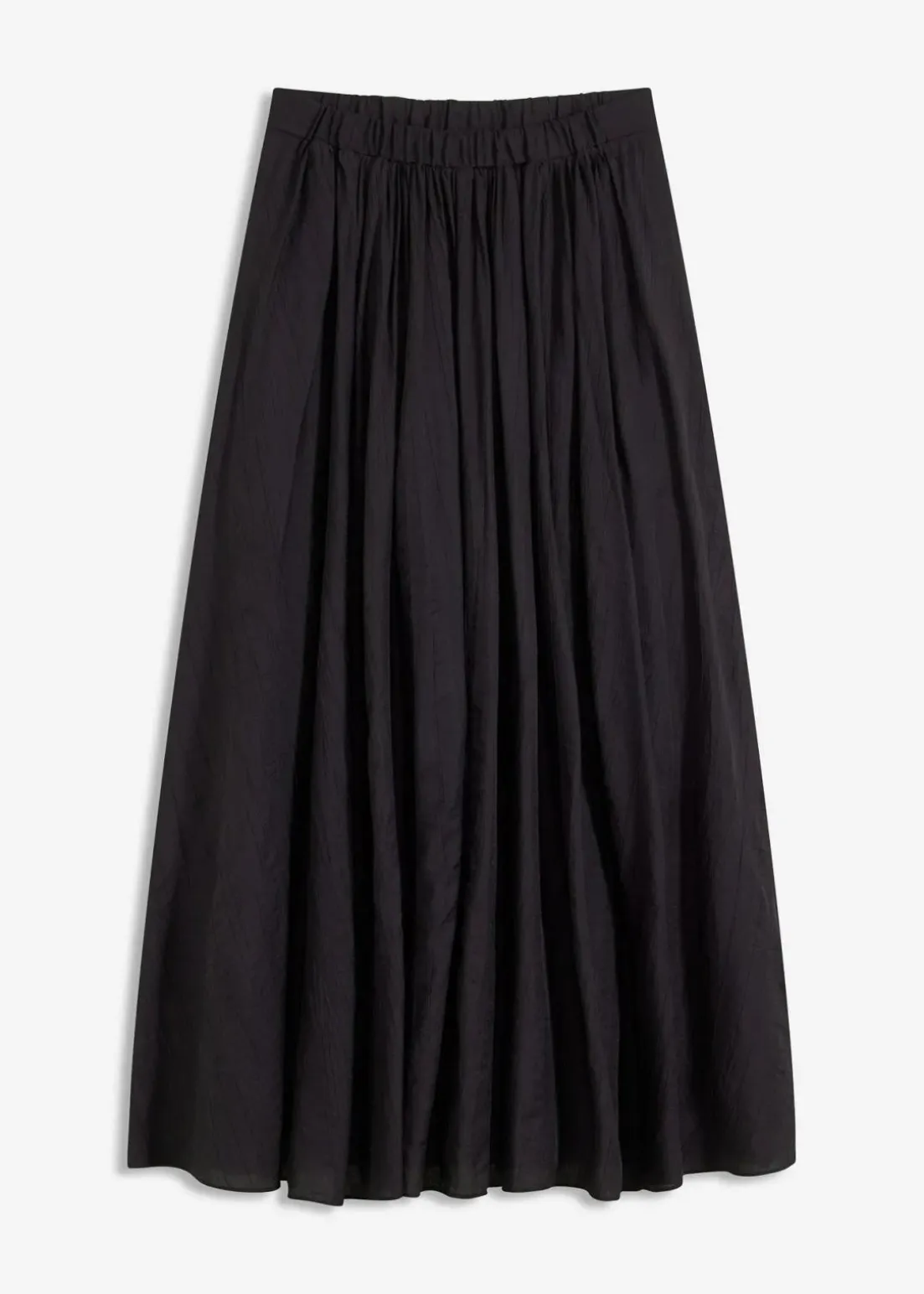 Maxirock aus strukturiertem Crinkle