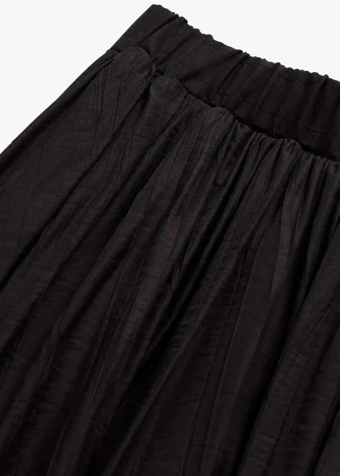 Maxirock aus strukturiertem Crinkle