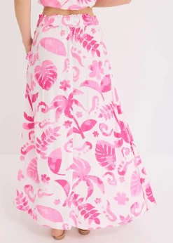 Maxirock aus strukturierter Viskose