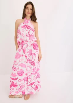 Maxirock aus strukturierter Viskose