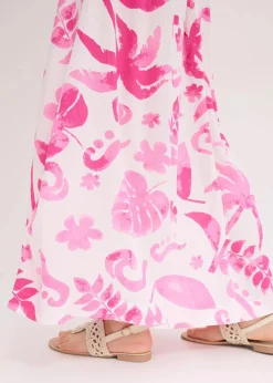 Maxirock aus strukturierter Viskose