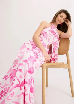 Maxirock aus strukturierter Viskose