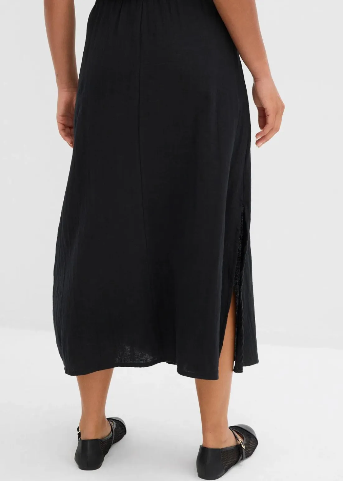 Maxirock aus weichem Musselin