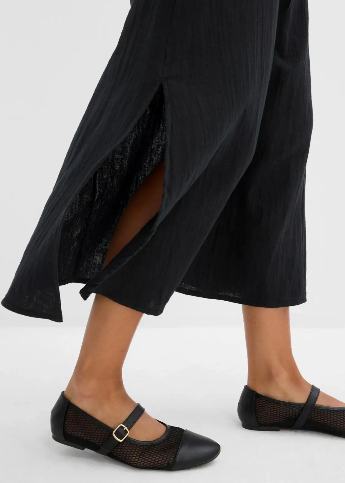 Maxirock aus weichem Musselin