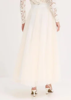 Maxirock aus zartem Tüll