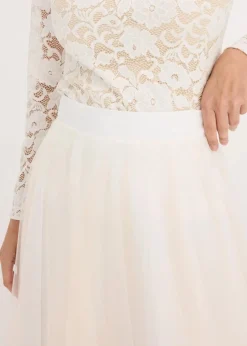 Maxirock aus zartem Tüll