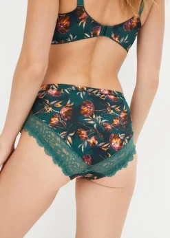 Maxislip mit zarter Spitze (2er Pack)