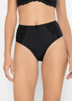 Maxislip mit zarter Spitze (2er Pack)