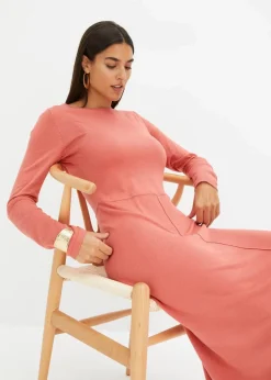 Maxi-Strickkleid aus Viskose-Mix