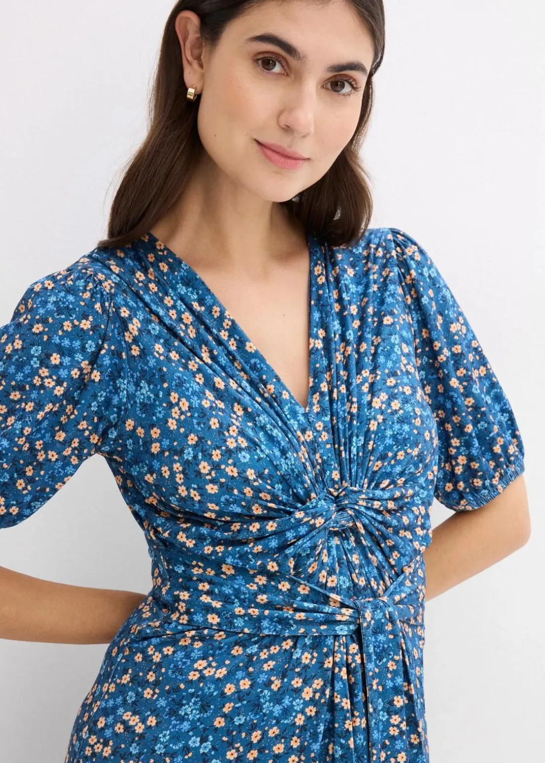 Maxi-Umstands- und Stillkleid aus Jersey