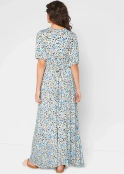 Maxi-Umstands- und Stillkleid aus Jersey