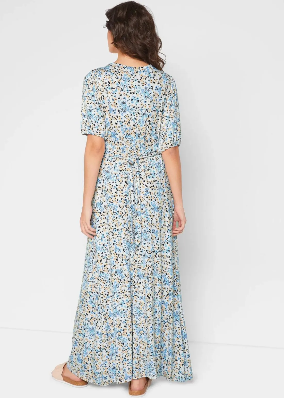 Maxi-Umstands- und Stillkleid aus Jersey