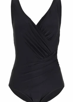 Medium Shape-Badeanzug in Wickeloptik