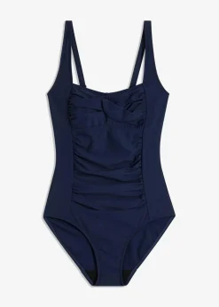 Medium Shape-Badeanzug mit Wickeloptik