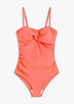 Medium Shape-Badeanzug mit Wickeloptik