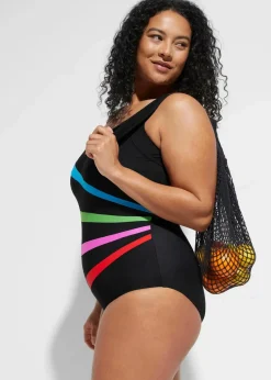 Medium Shape-Badeanzug mit Einsätzen