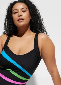 Medium Shape-Badeanzug mit Einsätzen