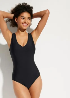 Medium Shape-Badeanzug mit V-Ausschnitt