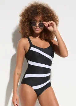 Medium Shape-Badeanzug mit Einsätzen