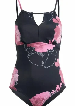 Medium Shape-Badeanzug mit Cut-Out am Ausschnitt